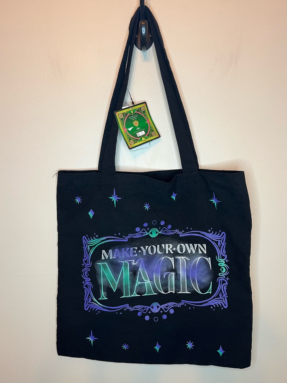 WICKED Canvas Tote Bag 15in x 14.75in NWT Target Exclusive Musical Theatre Gift